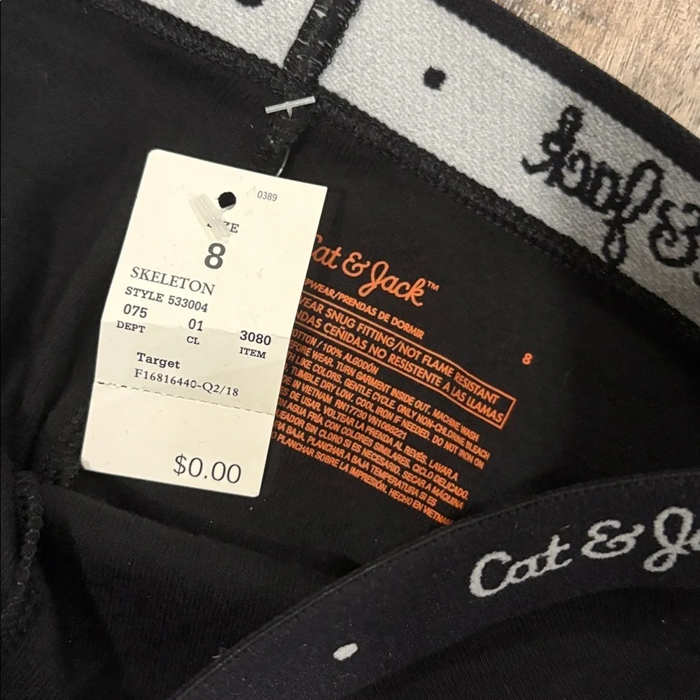 Skeleton pajamas 8-10 NEW mix and match